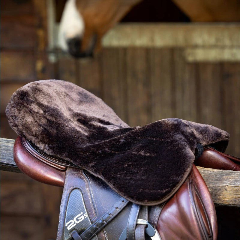 Lemieux - Couvre-siège Simuwool marron | - Ohlala