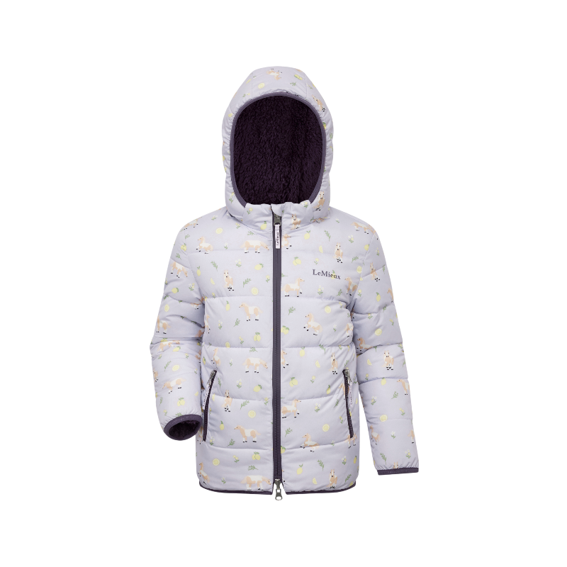 Lemieux - Kids down jacket Mini printed Lilo lilac 
