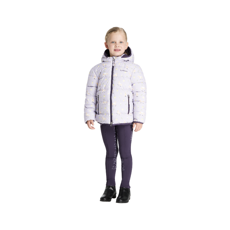 Lemieux - Kids down jacket Mini printed Lilo lilac 