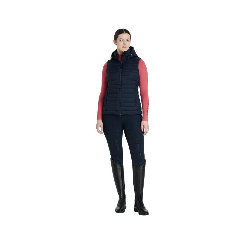 LeMieux - Doudoune sans manches femme Rose marine | - Ohlala