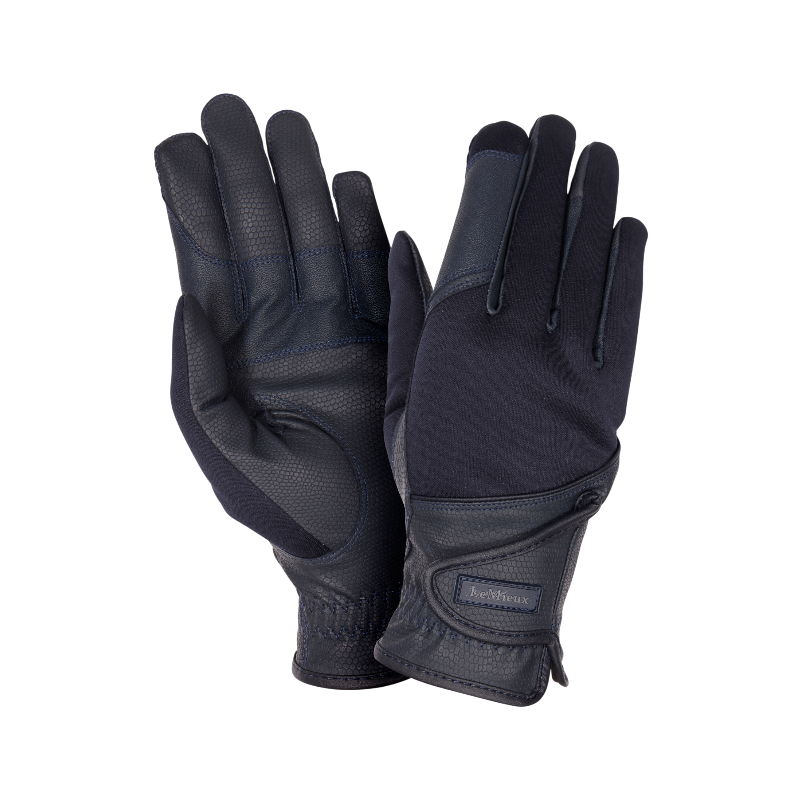 Lemieux - Hybrid Navy Riding Gloves | - Ohlala