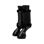 Lemieux - Mesh Fleece Edged Closed Brushing Boots Black | - Ohlala