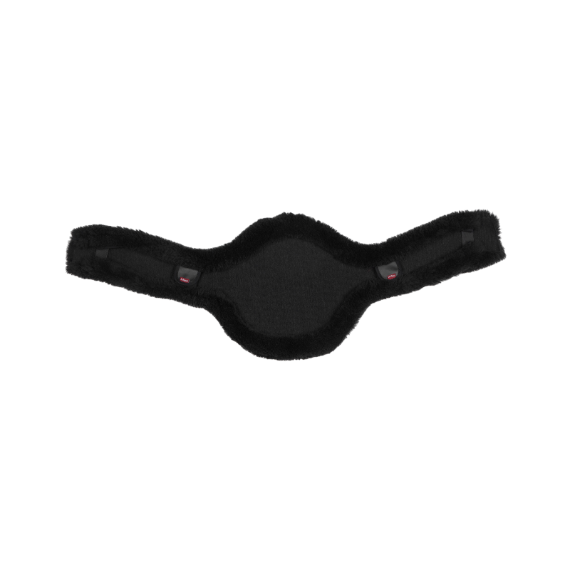 Lemieux - Housse de sangle à bavette longue Anatomic en laine mérinos+ noir
