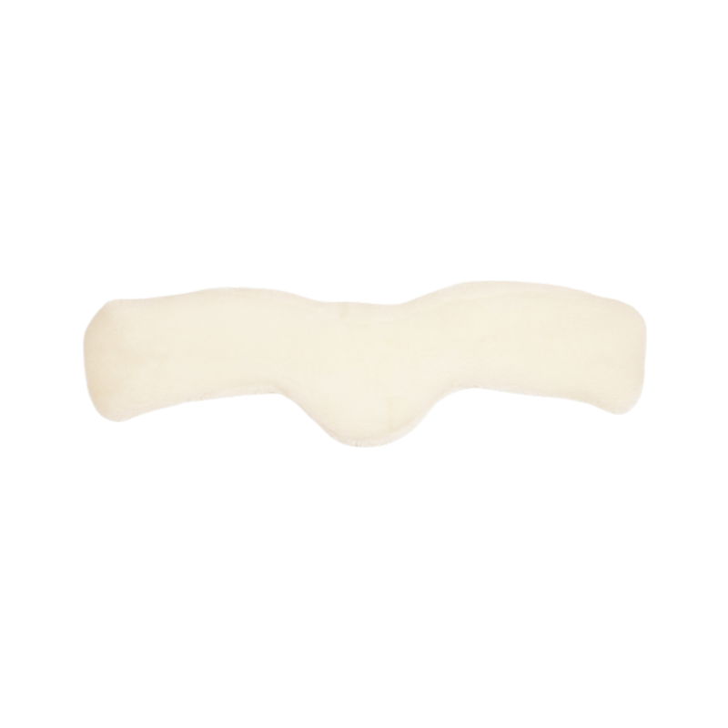 Lemieux - Housse de sangle de dressage Anatomic en laine mérinos+ naturel