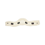 Lemieux - Anatomic jumping girth cover with merino+ wool in natural | - Ohlala