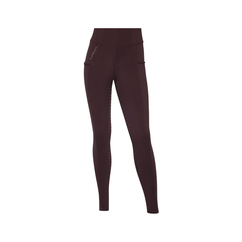 Lemieux - Pull-on riding leggings for girls Young Rider Orla damson 