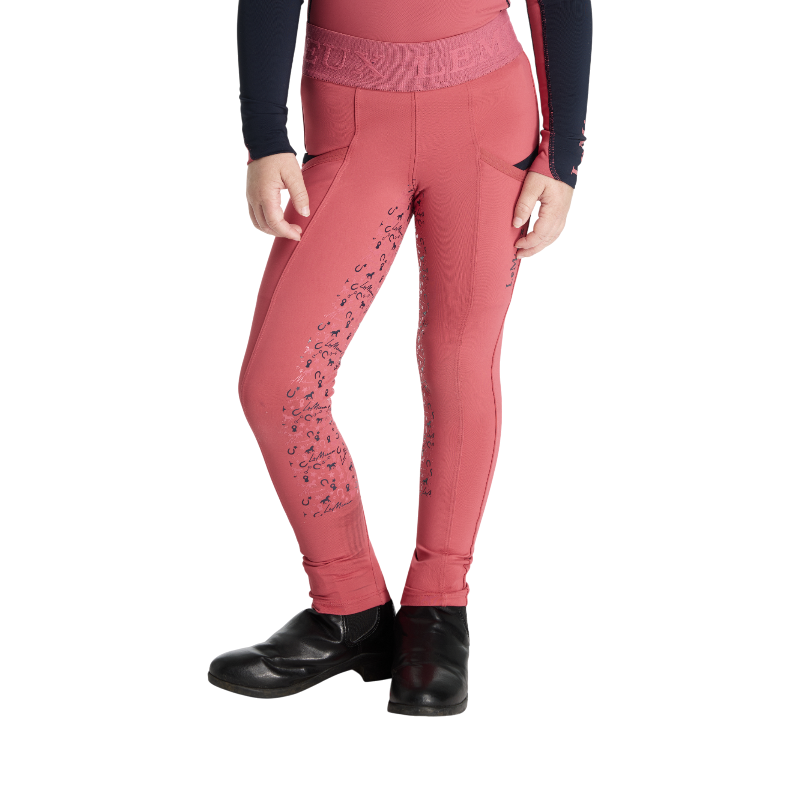 Lemieux - Children's Pull-on Riding Leggings Mini cranberry 