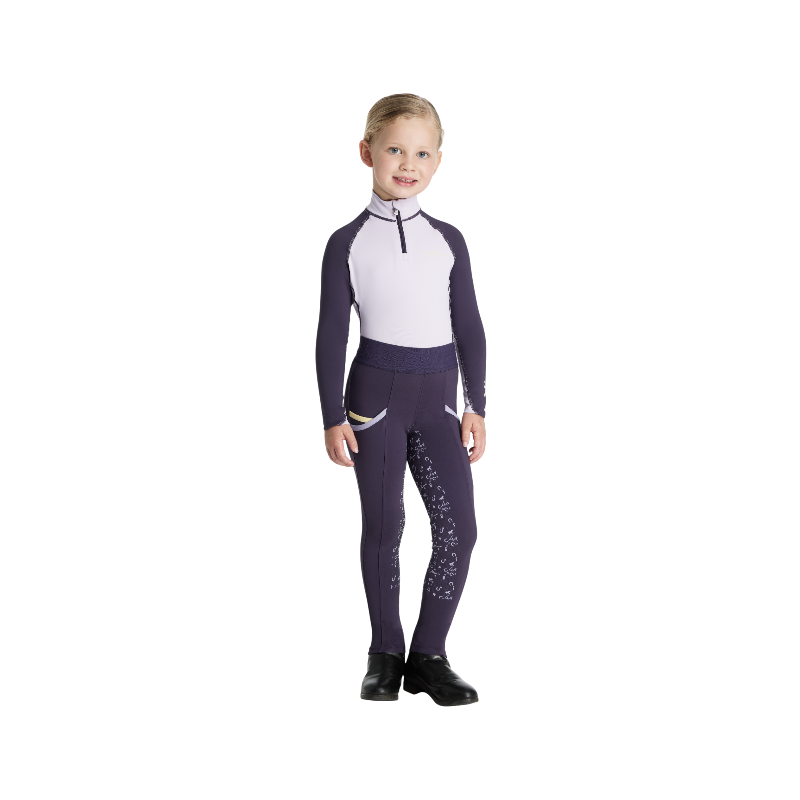 Lemieux - Children's Pull-on Equestrian Leggings Mini Juniper 
