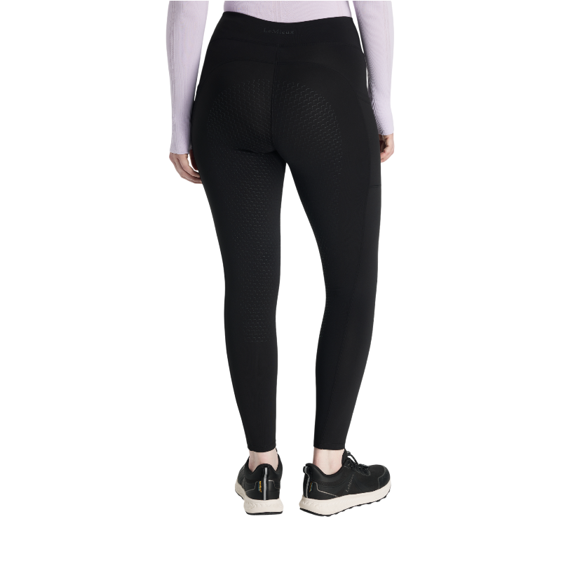 Lemieux - Damskie legginsy jeździeckie Pull-on brossé Natalie czarne | - Ohlala