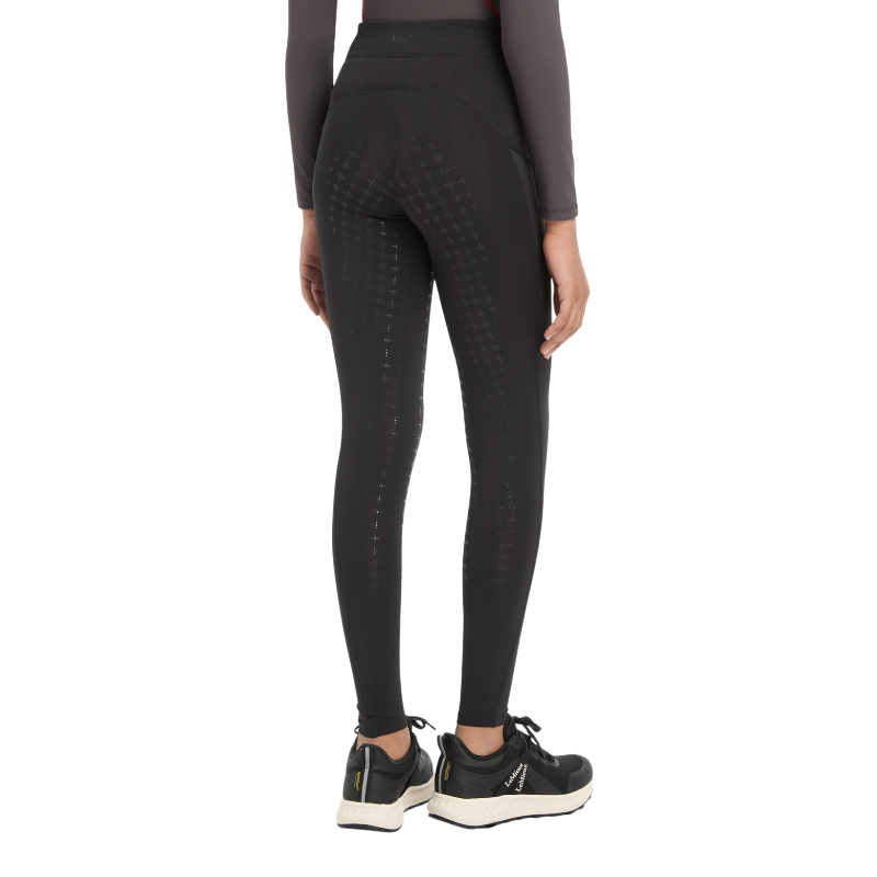 Lemieux - Black Pull-on Riding Leggings for Girls Orla Young Rider 