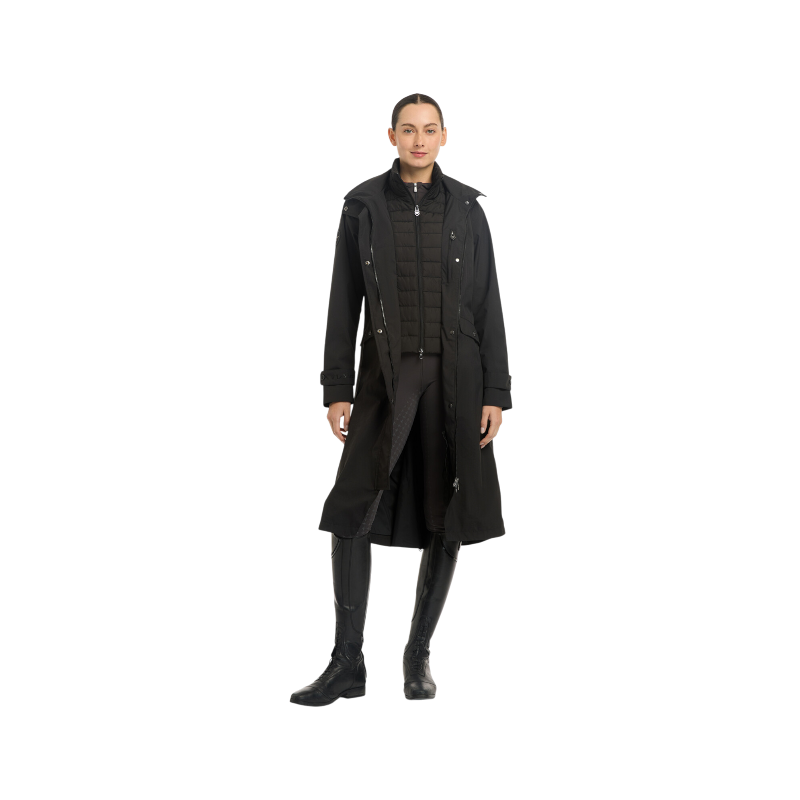 Lemieux - Women's lightweight waterproof riding jacket Amelie black | - Ohlala