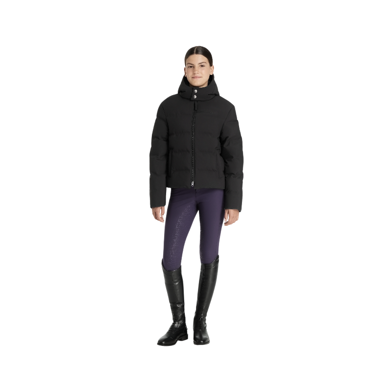 LeMieux - Manteau d’équitation imperméable enfant Young Rider Daisy noir | - Ohlala