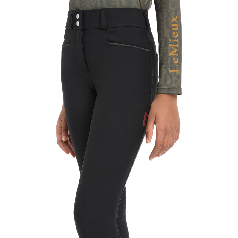 Lemieux - Pantalon d'équitation fille Young Rider Izzy Full noir
