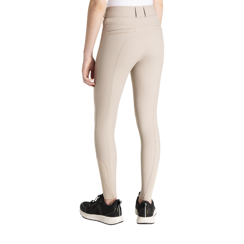 Lemieux - Girl's riding pants with knee grip Young Rider Izzy Almond 