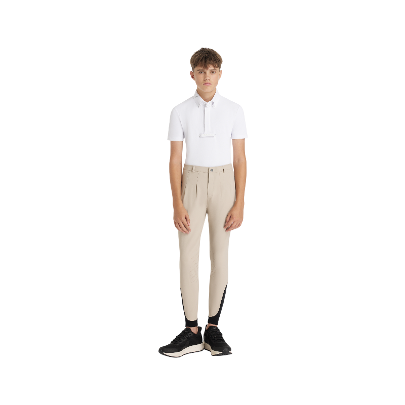 Lemieux - Pantalon d’équitation garçon Young Rider Boys Classique beige