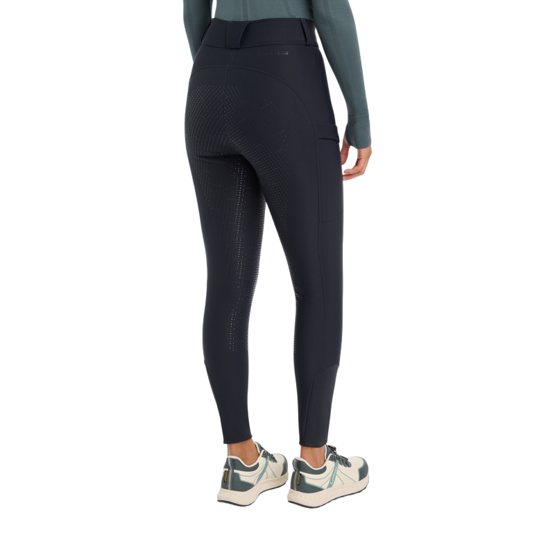 Lemieux - Pantalon d'équitation imperméable femme DryTex Full Grip marine