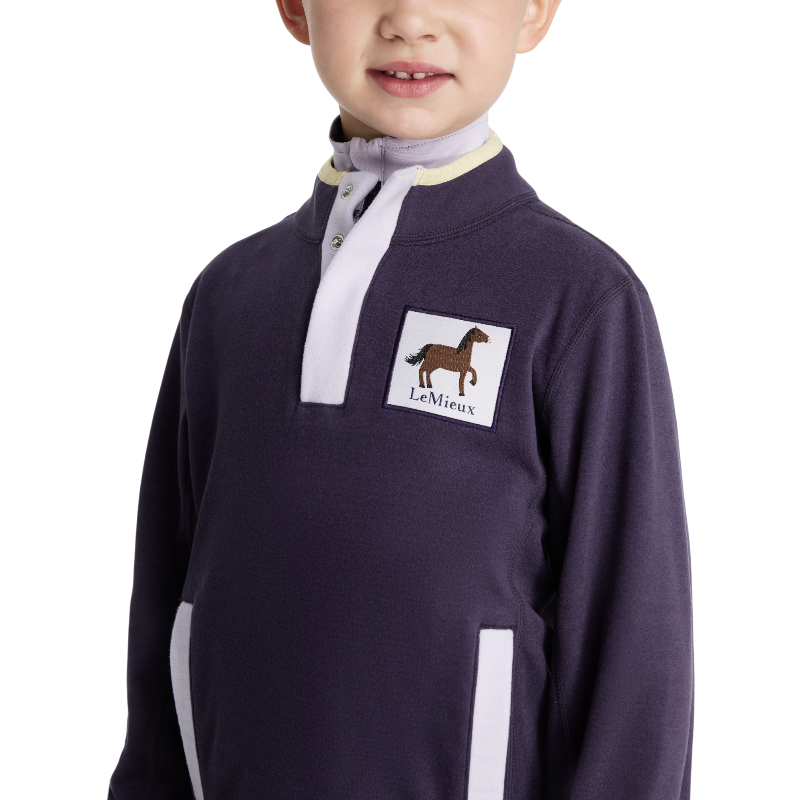 Lemieux - Children's snap-button polar Mini Mae juniper 