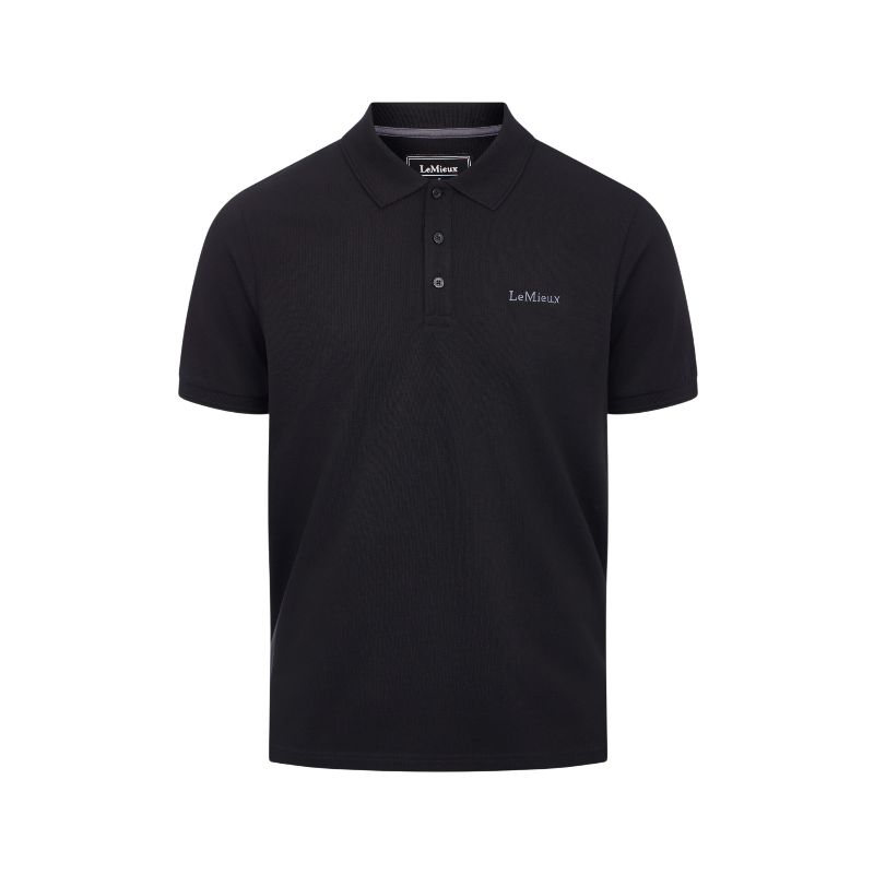 Lemieux - Classic black men's polo 