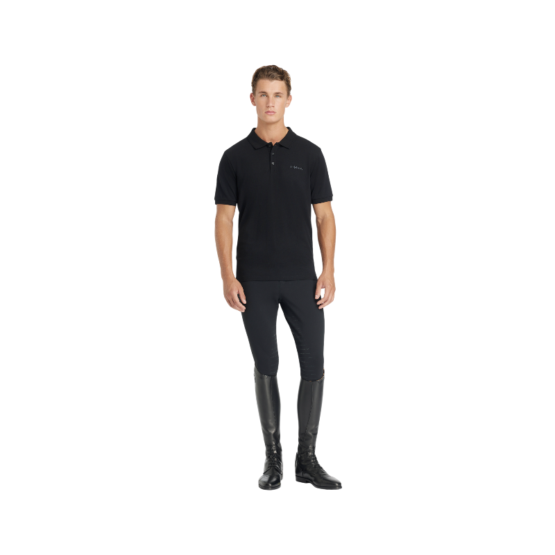 Lemieux - Classic black men's polo 