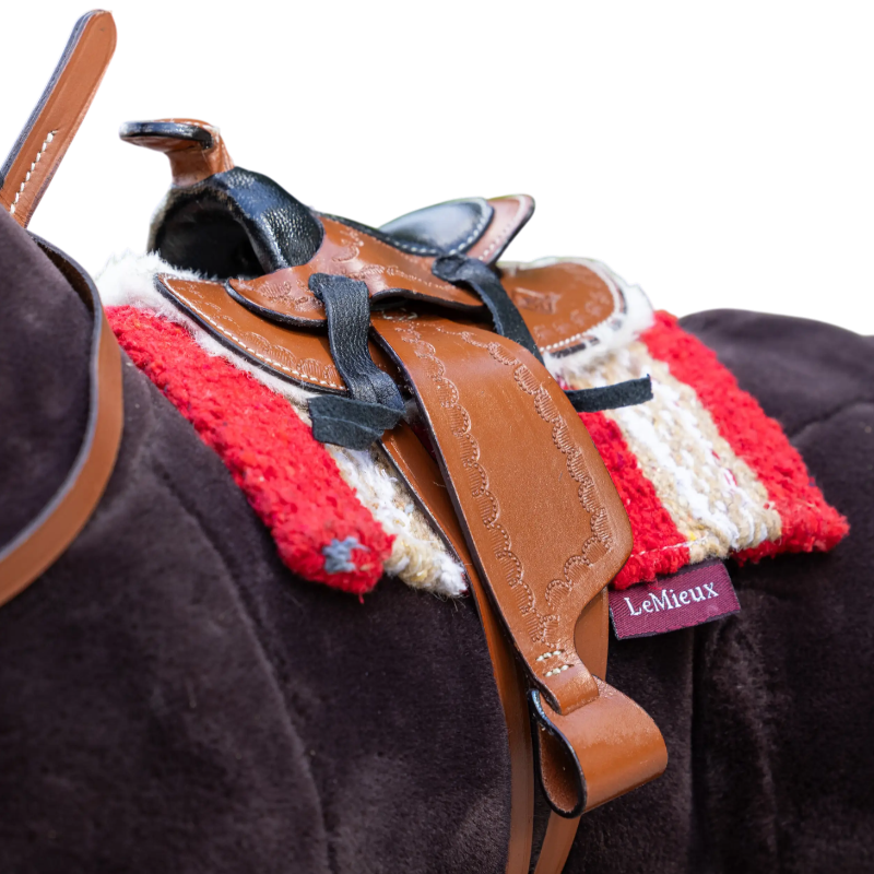 Lemieux - Selle western pour Toy Pony tan | - Ohlala