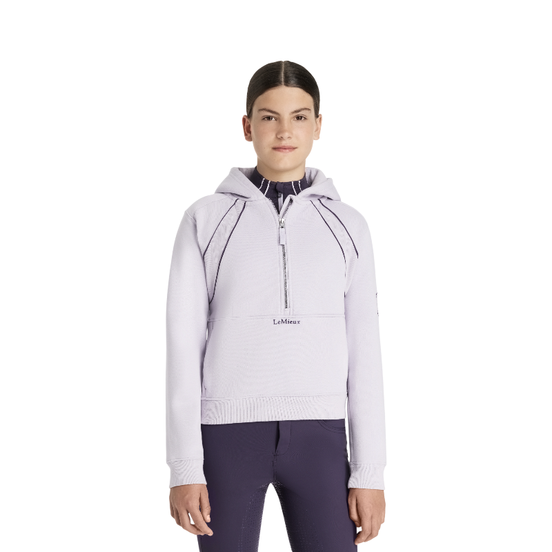 Lemieux - Half-zip hoodie kinderen Young Rider Hettie lilac | - Ohlala