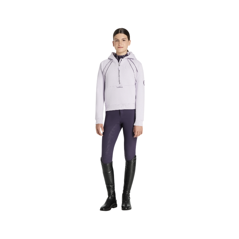 Lemieux - Half-zip hoodie kinderen Young Rider Hettie lilac | - Ohlala