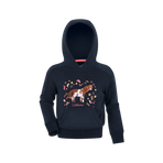Lemieux - Sweat à capuche enfant Mini Romi marine | - Ohlala