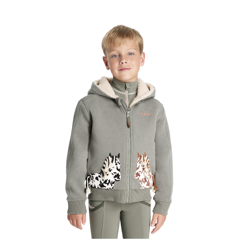 Lemieux - Kids zip-up hoodie Pony Mini Charlie rosemary 