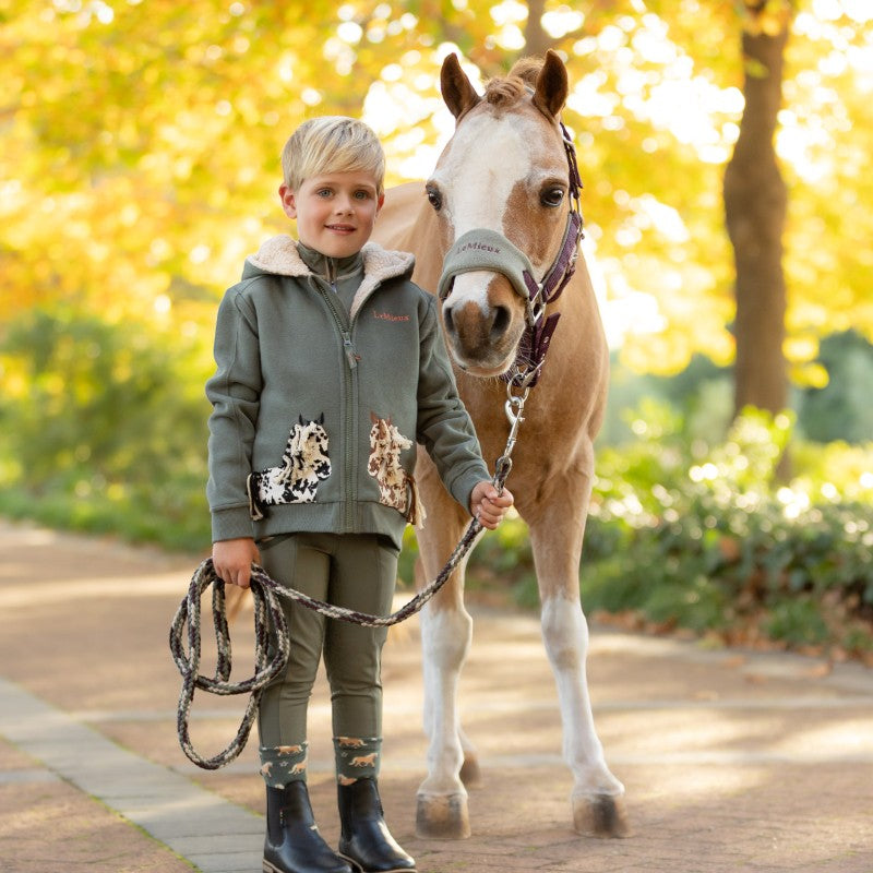 Lemieux - Kids zip-up hoodie Pony Mini Charlie rosemary 