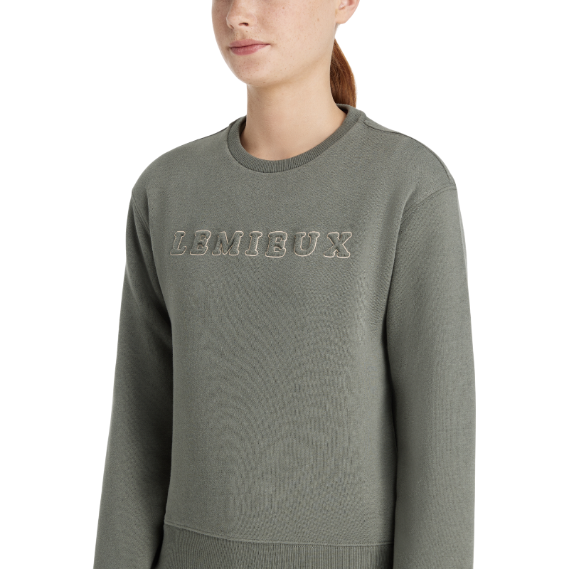 Lemieux - Round neck sweatshirt for kids Young Rider Carmen rosemary 