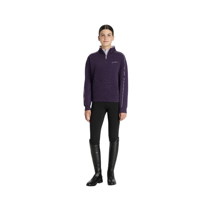 Lemieux - Zip-up sweatshirt for kids Young Rider Kate juniper/lilac 