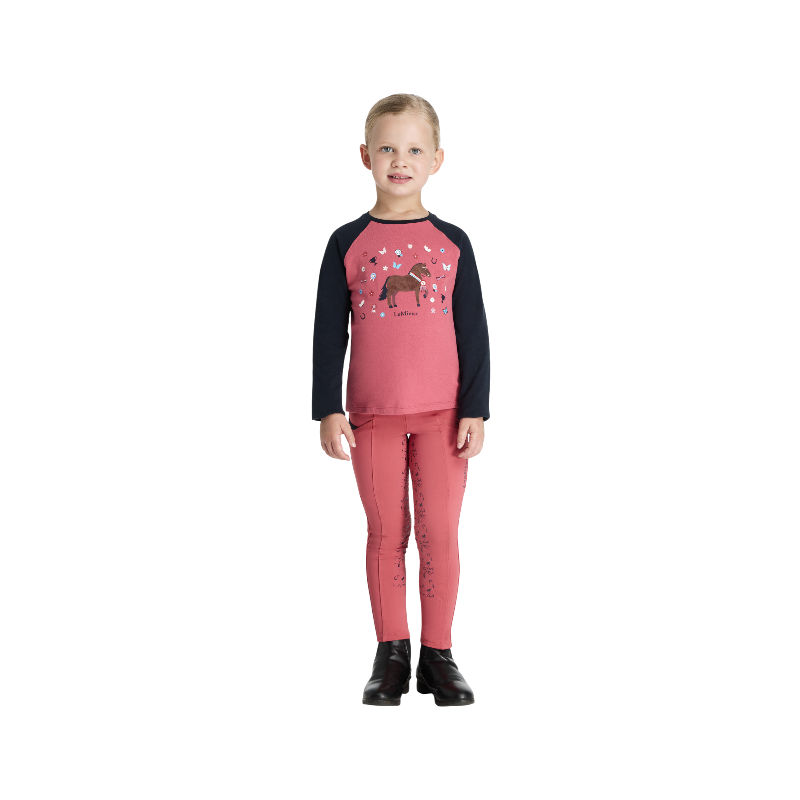 Lemieux - Long sleeve children's T-shirt Chancer Mini Jamie cranberry 
