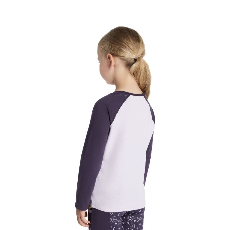 Lemieux - Long sleeve children's T-shirt Lemon Mini Jamie lilac 