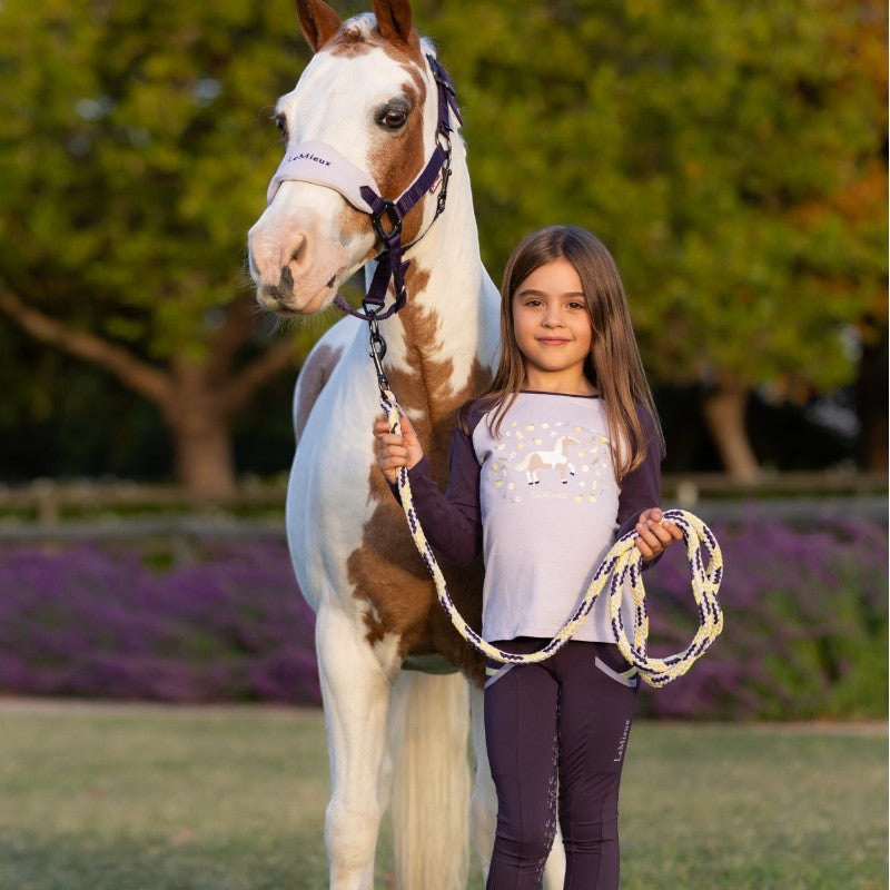 Lemieux - Long sleeve children's T-shirt Lemon Mini Jamie lilac 