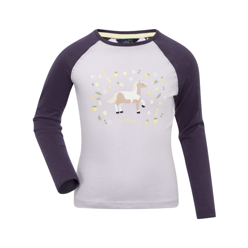 Lemieux - Long sleeve children's T-shirt Lemon Mini Jamie lilac 