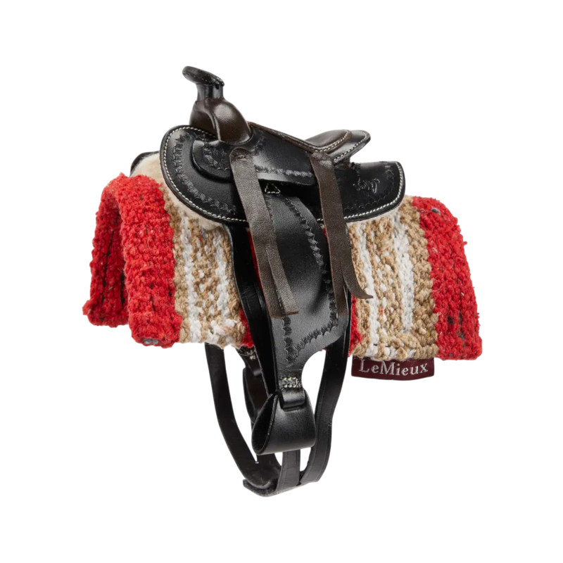 Lemieux - Tapis de selle Western pour Toy Pony chili