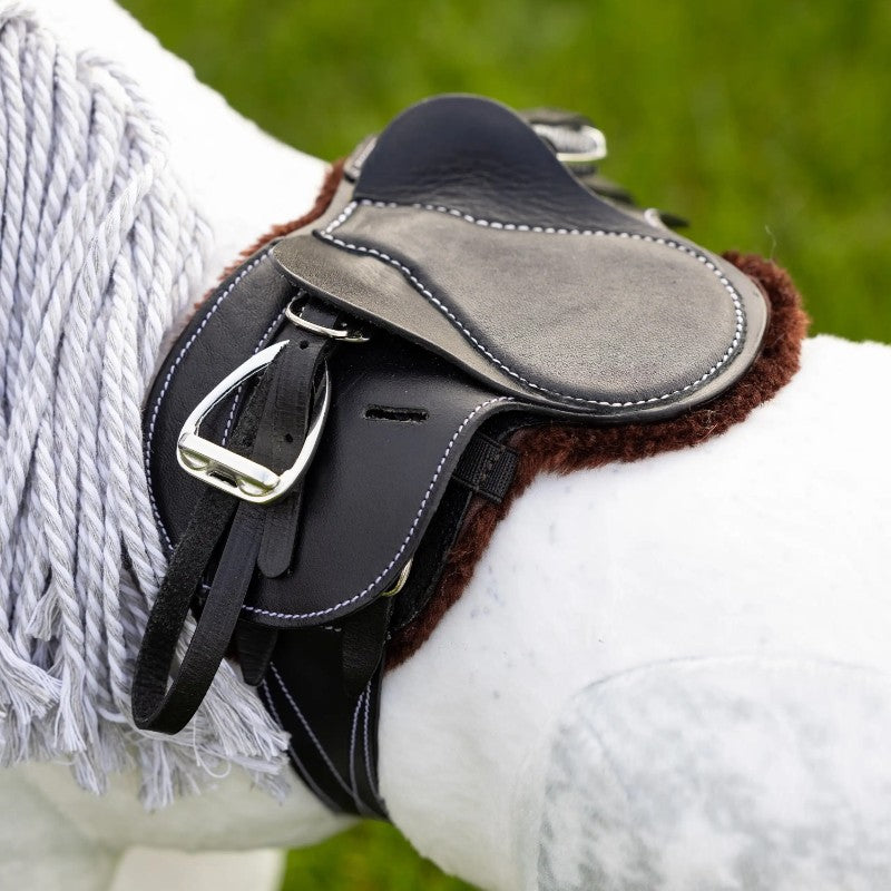 Lemieux - Tapis de selle pour Toy Pony Showing Numnah marron