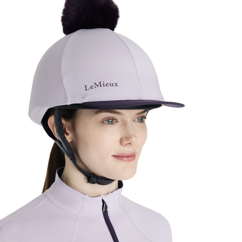 Lemieux - Removable pompom helmet toque Classic lilac 