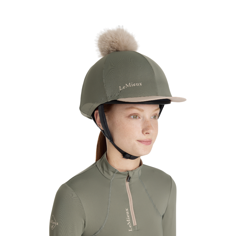 Lemieux - Classic rosemary removable pompom helmet hat 