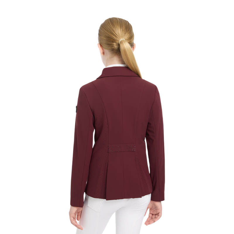 Lemieux - Junior Pro competition jacket for girls in burgundy 