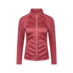 LeMieux - Dynamique cranberry women's full-zip quilted jacket | - Ohlala
