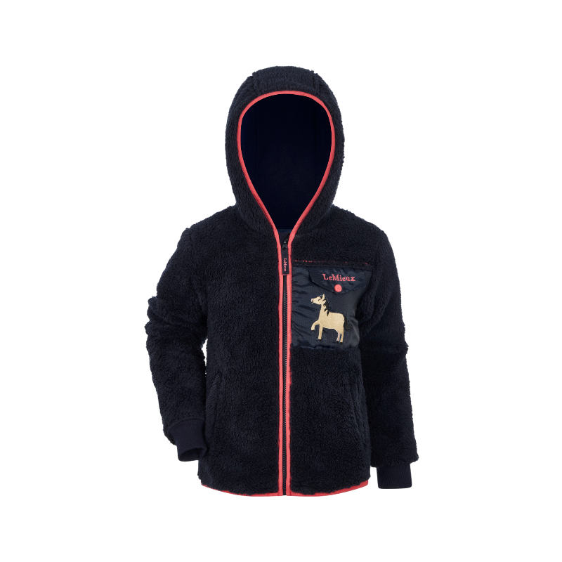 Lemieux - Mini Teagan Dream children's fleece jacket navy 