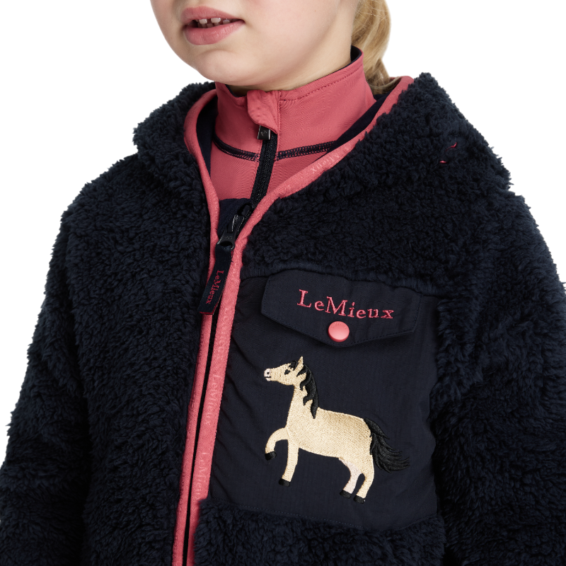 Lemieux - Mini Teagan Dream children's fleece jacket navy 
