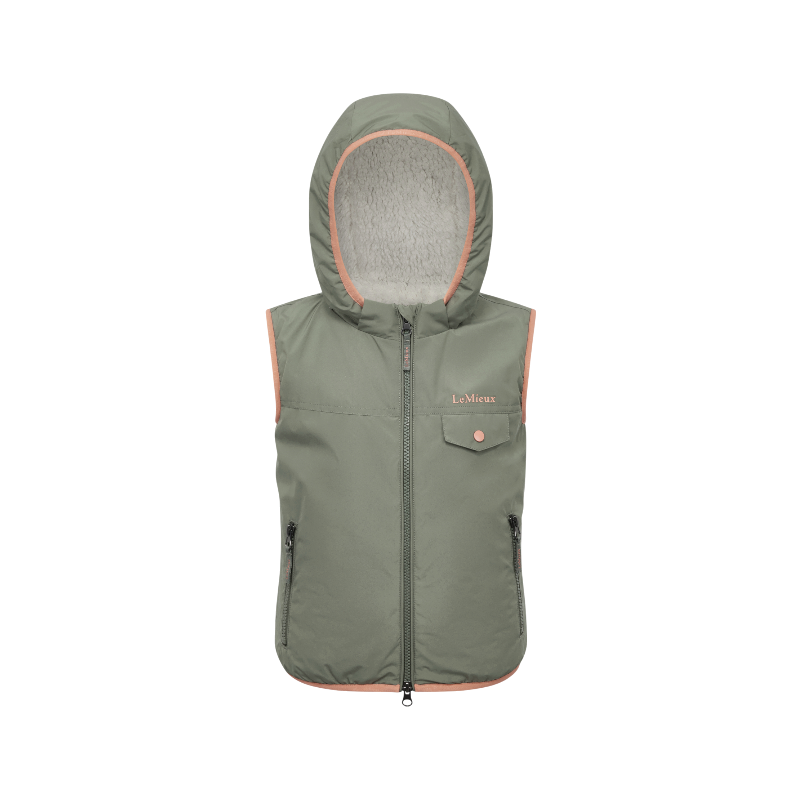 Lemieux - Mini George rosemary sleeveless jacket for kids 