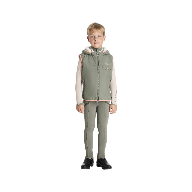 Lemieux - Mini George rosemary sleeveless jacket for kids 