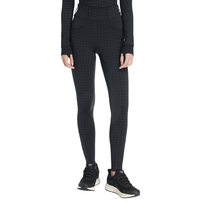 LeMieux - Legging d'équitation femme Aspen pied-de-poule full grip | - Ohlala
