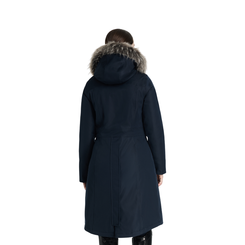 LeMieux - Women's Anya long waterproof riding coat navy | - Ohlala