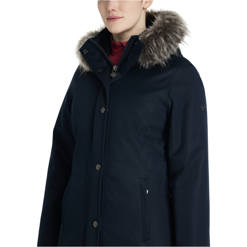 LeMieux - Anya long waterproof riding coat women's navy | - Ohlala