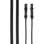 Lemieux - Riendas Rolled negro/ plata | - Ohlala