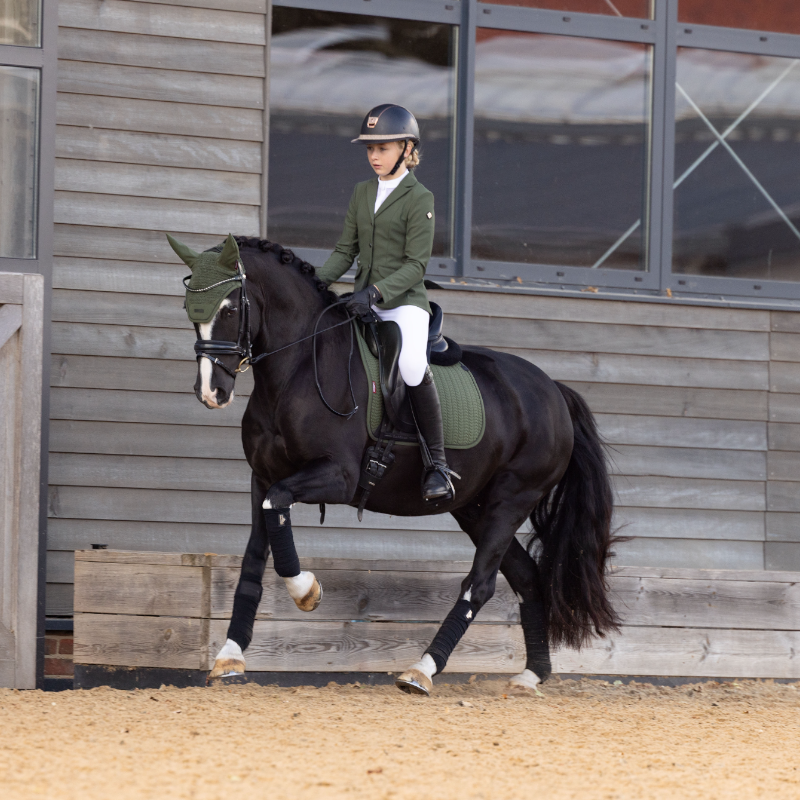 LeMieux - Tapis de dressage Square Essence pine vert | - Ohlala